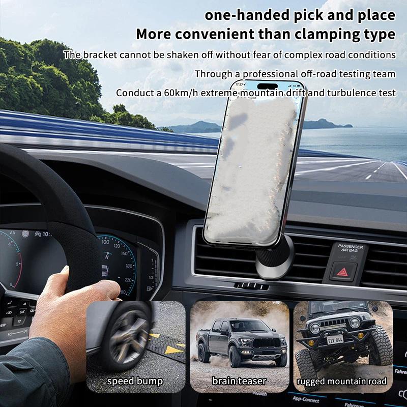 Magnetic Phone Holder For Car Vent - Baru 1 Buah Dudukan Ponsel Magnetik