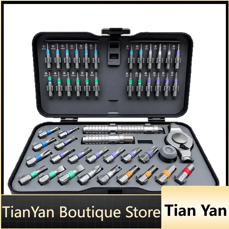 Auto Repair Tools - Set Obeng Ratchet EE1 49 in