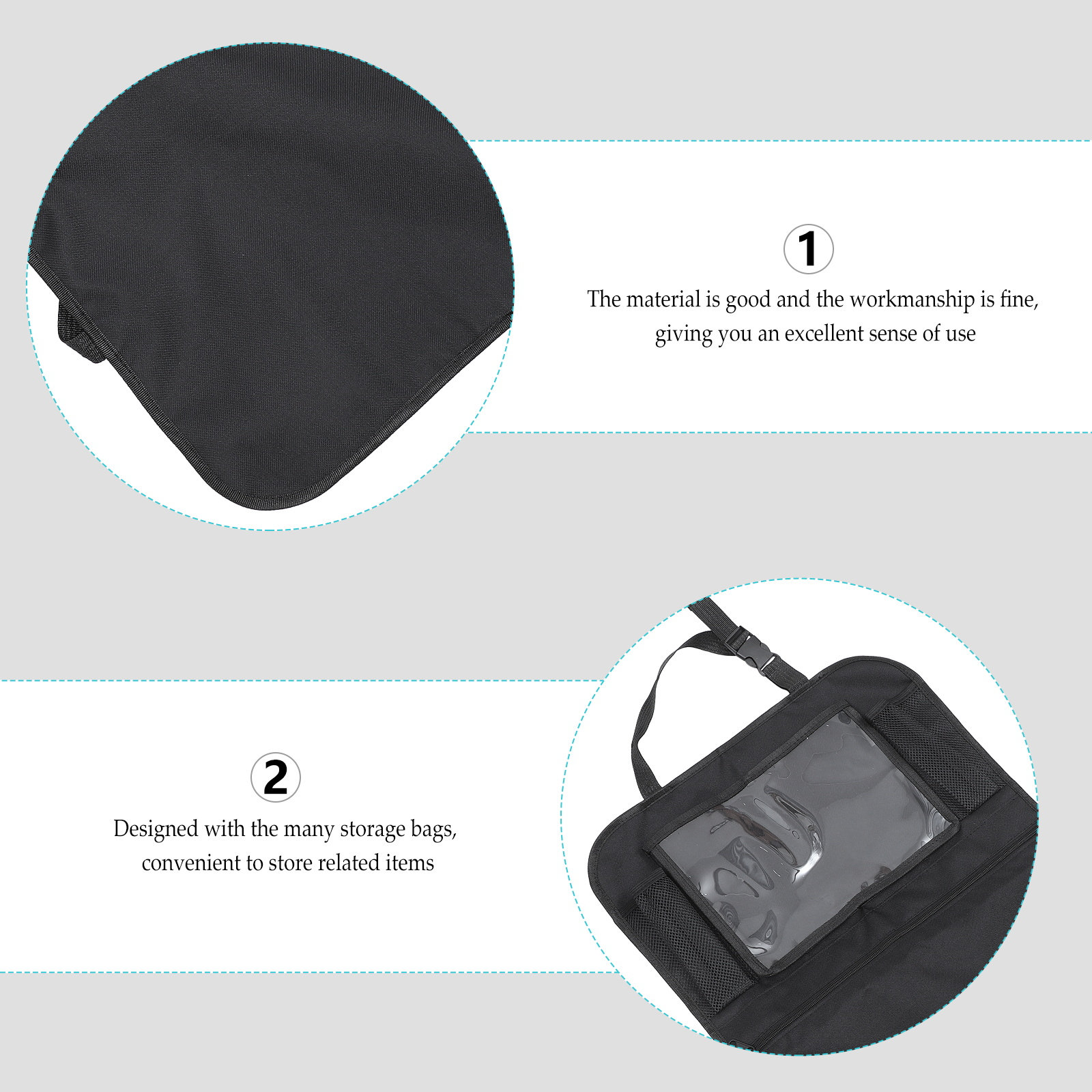 Car Trunk Organizer Foldable Storage Box - Tas Penyimpanan untuk Bagian Belakang Kursi