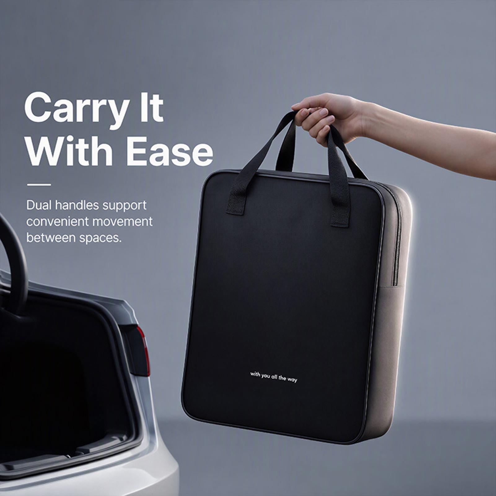 Car Trunk Organizer Foldable Storage Box - Tas Penyimpanan Vakum Portabel untuk Perjalanan,
