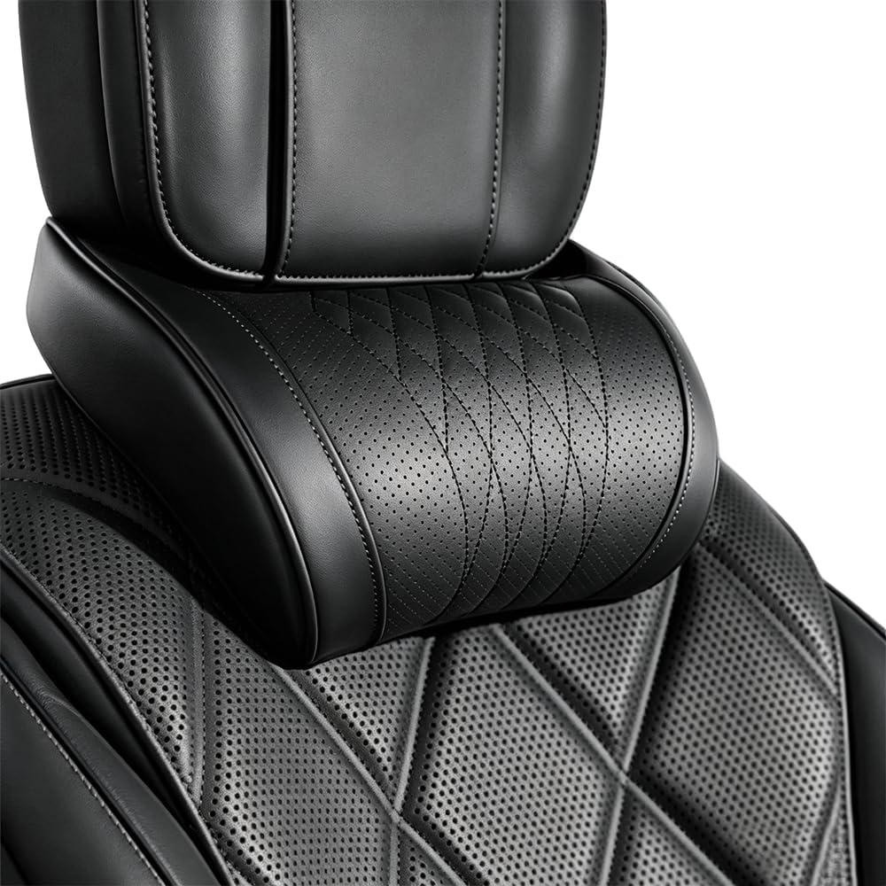 Memory Foam Car Neck Pillow Lumbar Support - Bantal Sandaran Kepala dan Punggung Universal