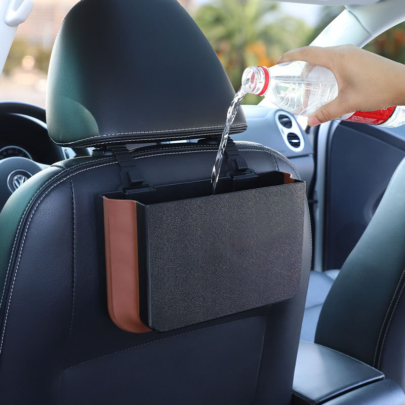 Waterproof Car Trash Can With Lid - Tempat Sampah mobil lipat portabel, kantong