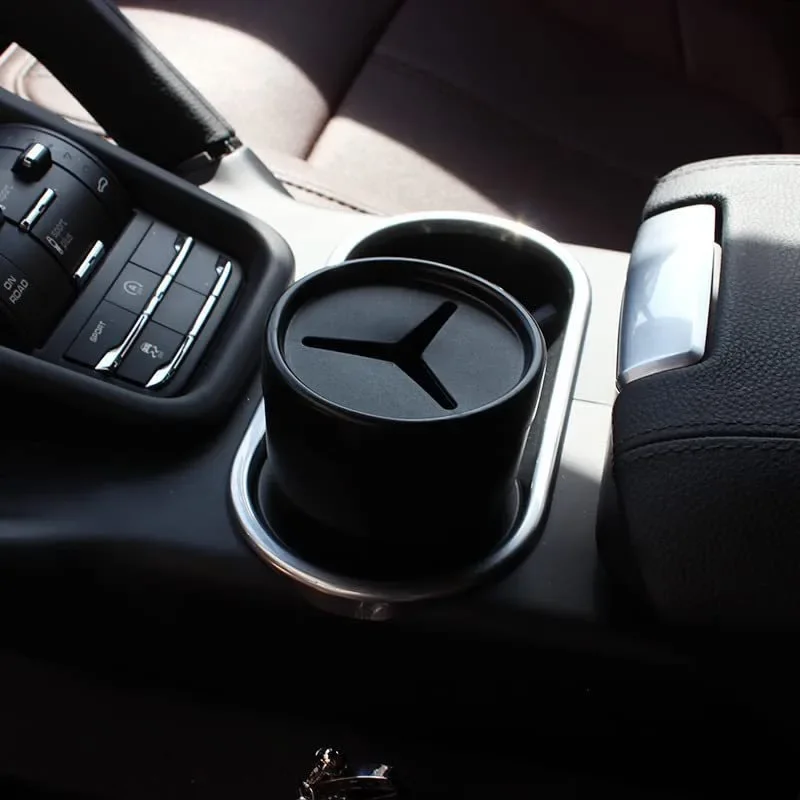 2 Buah Tempat Sampah Mobil den - Waterproof Car Trash Can With Lid ulasan dan harga