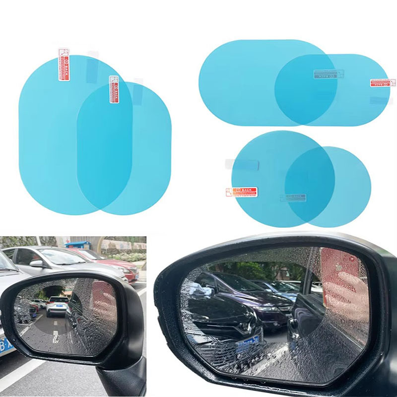 2/4 buah Pelapis Kaca Spion Mo - Anti Glare Car Rearview Mirror Film ulasan dan harga