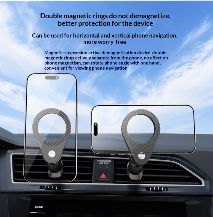Baru 1 Buah Dudukan Ponsel Mag - Magnetic Phone Holder For Car Vent ulasan dan harga