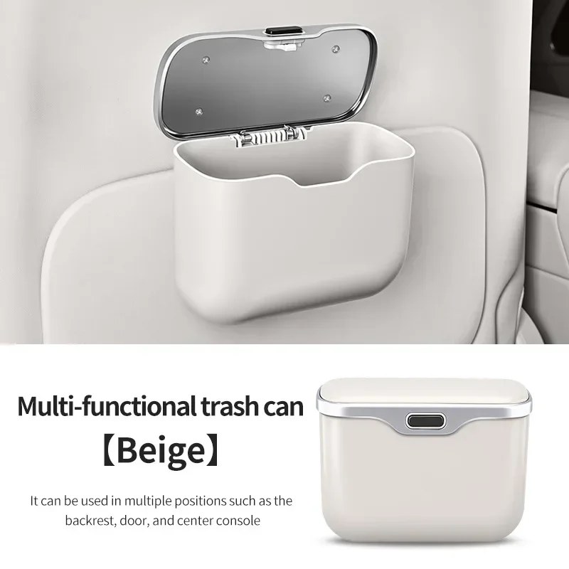 Tempat Sampah Mobil Portabel,  - Waterproof Car Trash Can With Lid ulasan dan harga