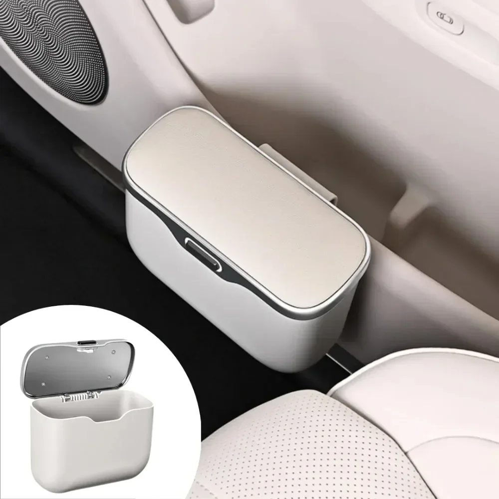Tempat Sampah Mobil Portabel,  - Waterproof Car Trash Can With Lid ulasan dan harga