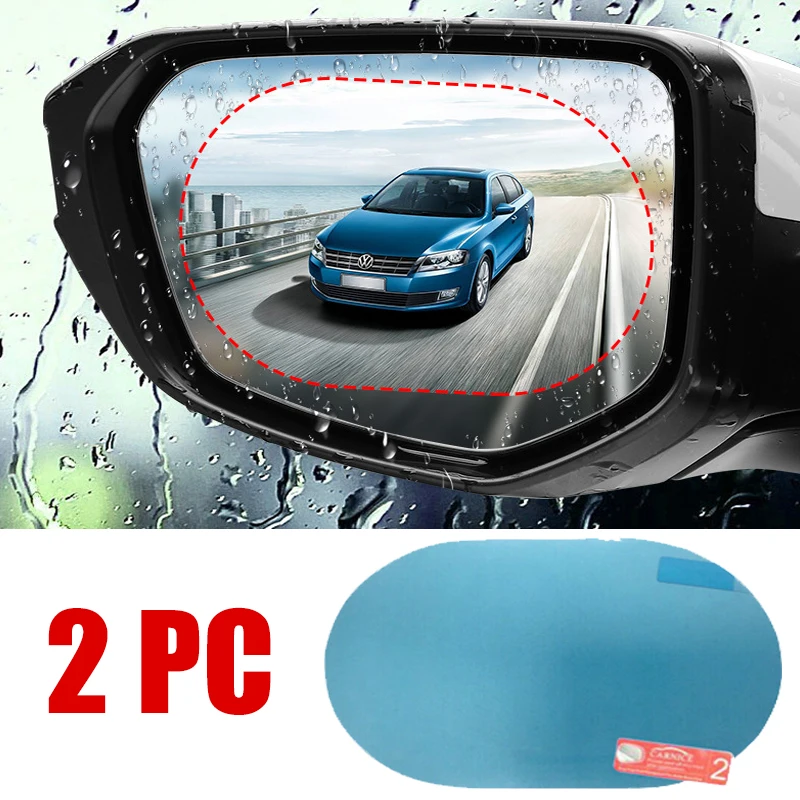 Stiker mobil, 2 buah stiker mo - Anti Glare Car Rearview Mirror Film ulasan dan harga