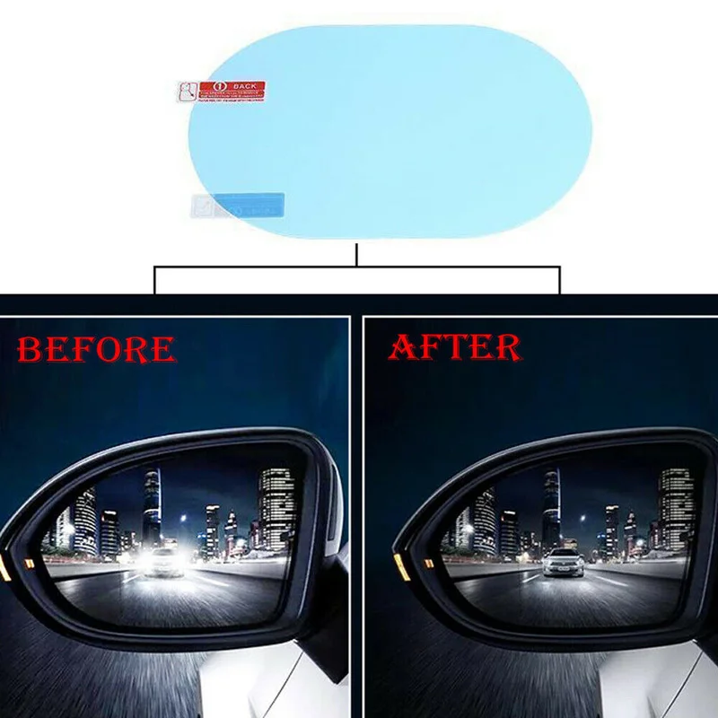 Stiker mobil, 2 buah stiker mo - Anti Glare Car Rearview Mirror Film ulasan dan harga