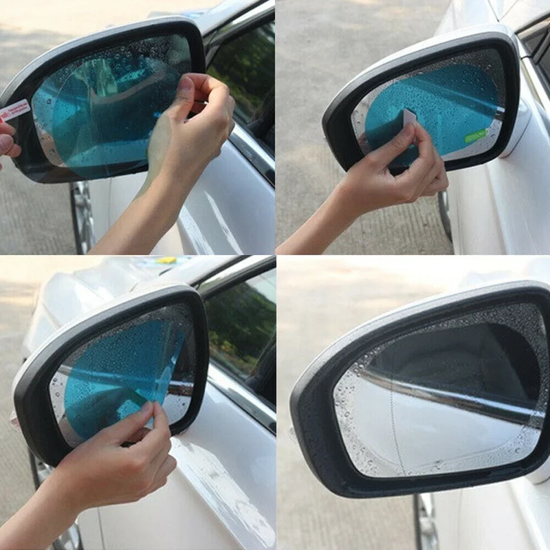 Stiker mobil, 2 buah stiker mo - Anti Glare Car Rearview Mirror Film ulasan dan harga