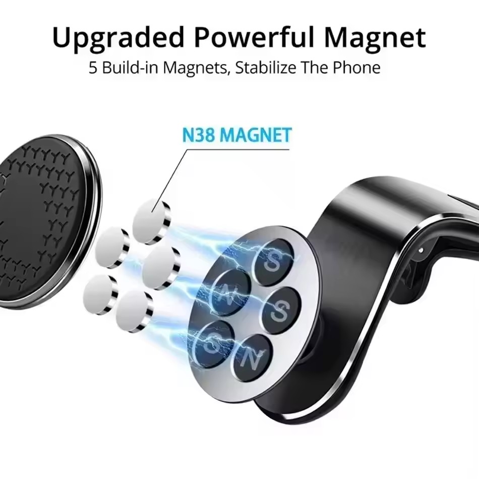Penyangga Telepon Magnetik unt - Magnetic Phone Holder For Car Vent ulasan dan harga