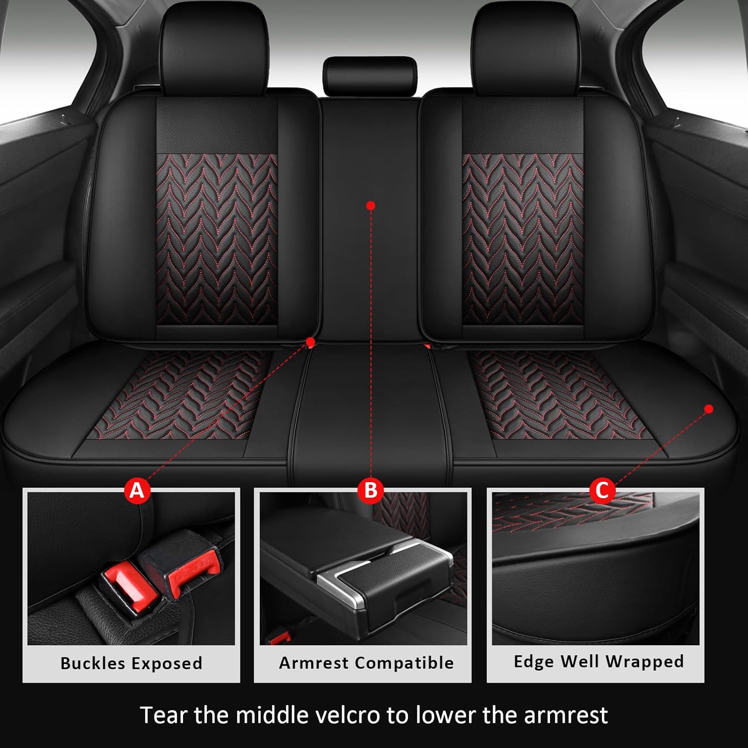 Pelindung Jok Mobil Universal, - Leather Car Seat Covers Full Set Universal ulasan dan harga
