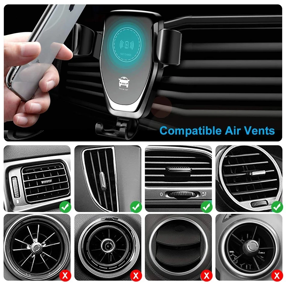 VIKEFON Pengisi Daya Mobil Nir - Wireless Car Charger Mount Fast Charging ulasan dan harga