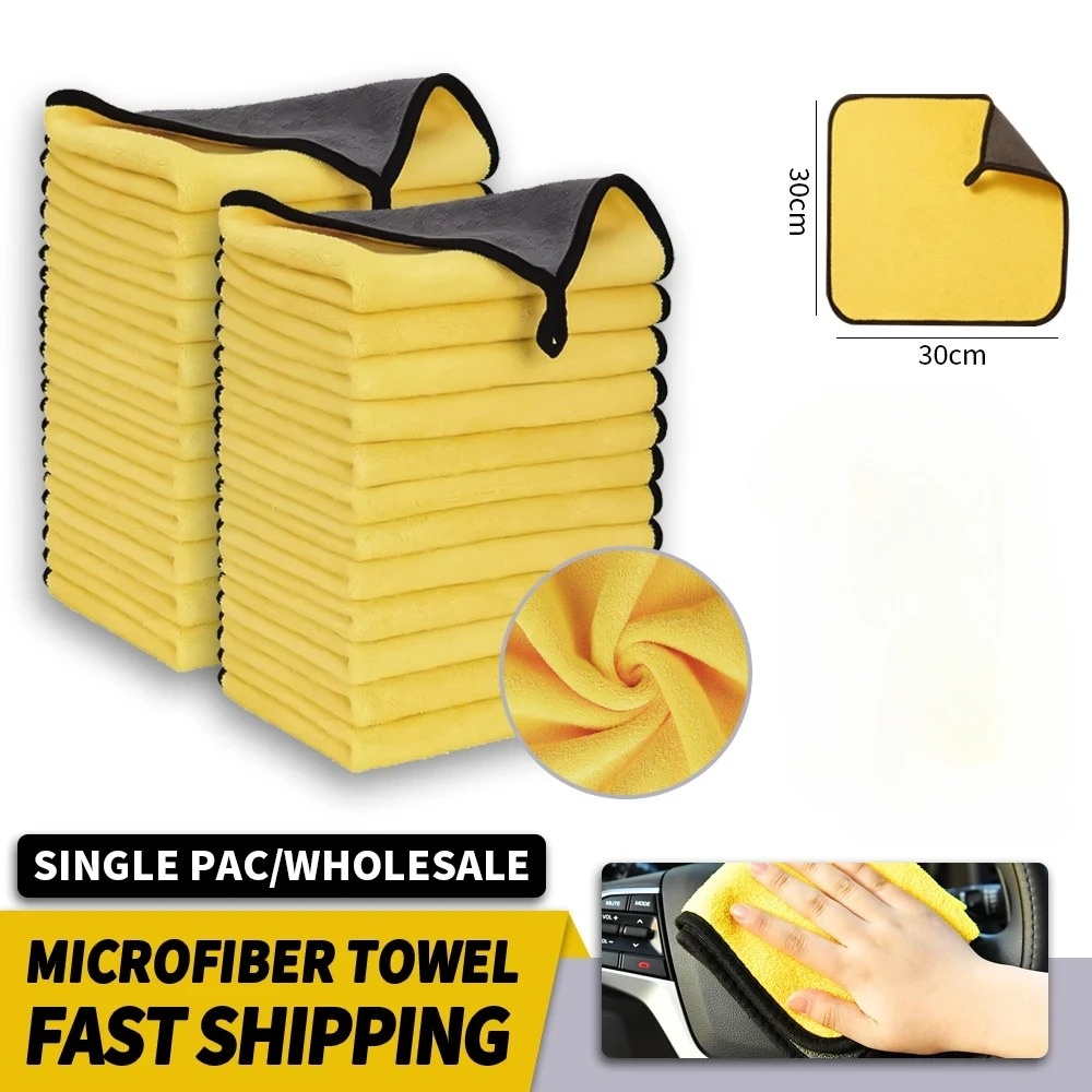 Kain Mikrofiber Mobil Dua Sisi - Microfiber Car Drying Towel Super Absorbent ulasan dan harga