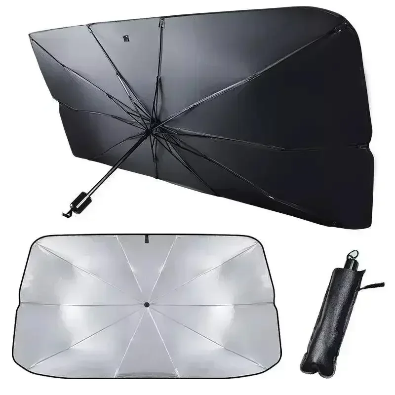 Penutup Kaca Depan Mobil Lipat - Car Sunshade Windshield Umbrella Foldable ulasan dan harga