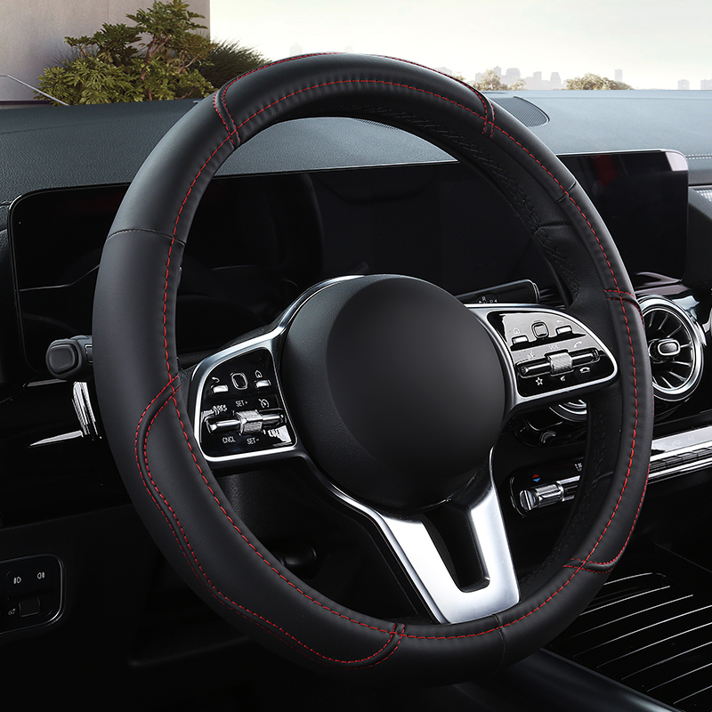 Penutup Setir Mobil Kulit Anti - Car Steering Wheel Cover Anti Slip Breathable ulasan dan harga