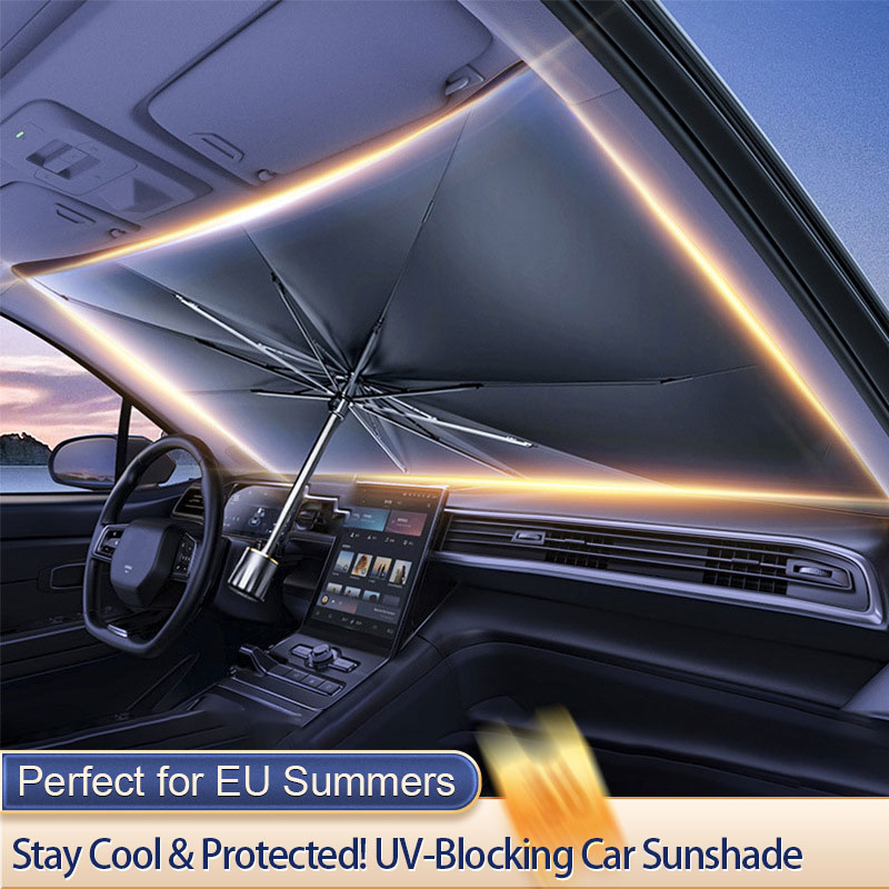 Payung Kerai Mobil Kaca Depan  - Car Sunshade Windshield Umbrella Foldable ulasan dan harga