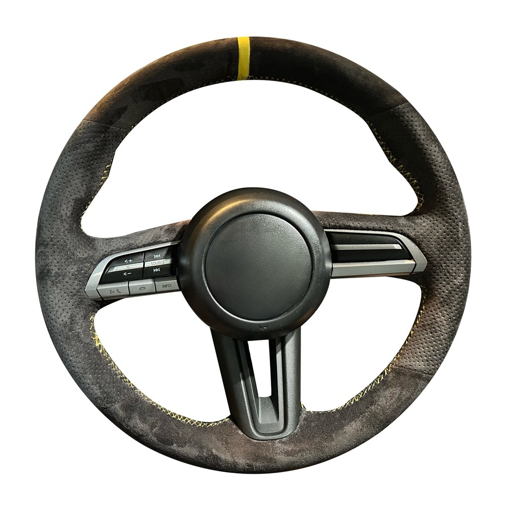 Sarung setir mobil kulit asli, - Car Steering Wheel Cover Anti Slip Breathable ulasan dan harga