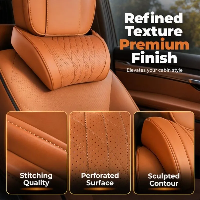 Bantal Sandaran Kepala dan Pun - Memory Foam Car Neck Pillow Lumbar Support ulasan dan harga