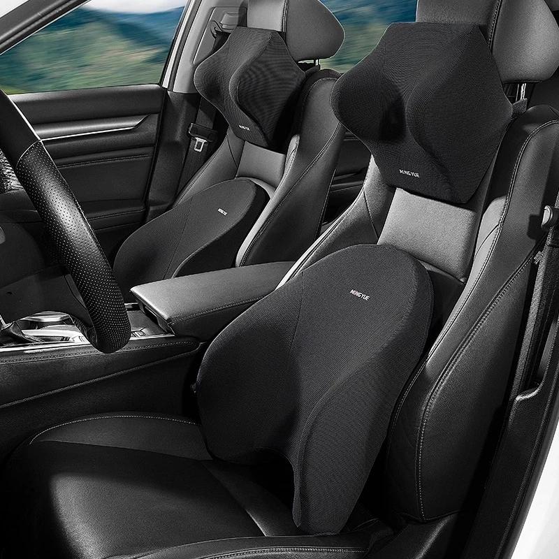 Bantal sandaran kepala di mobi - Memory Foam Car Neck Pillow Lumbar Support ulasan dan harga