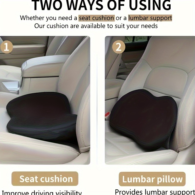Bantal Kursi Mobil 2-in-1, Ban - Memory Foam Car Neck Pillow Lumbar Support ulasan dan harga