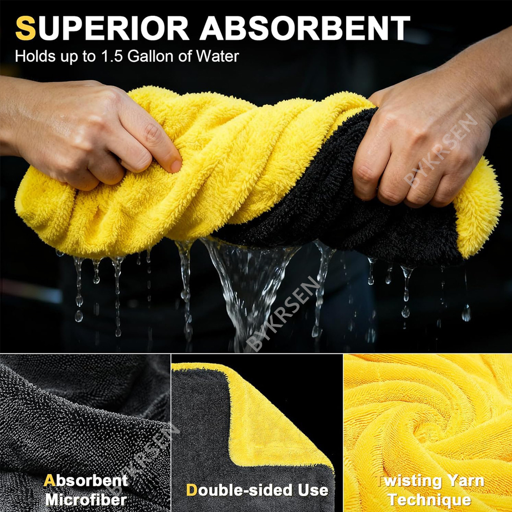 Handuk Cuci Mobil Serat Mikro  - Microfiber Car Drying Towel Super Absorbent ulasan dan harga